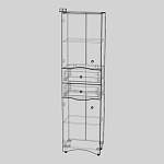 Схема сборки Пенал в ванную комнату Нео 8 BMS