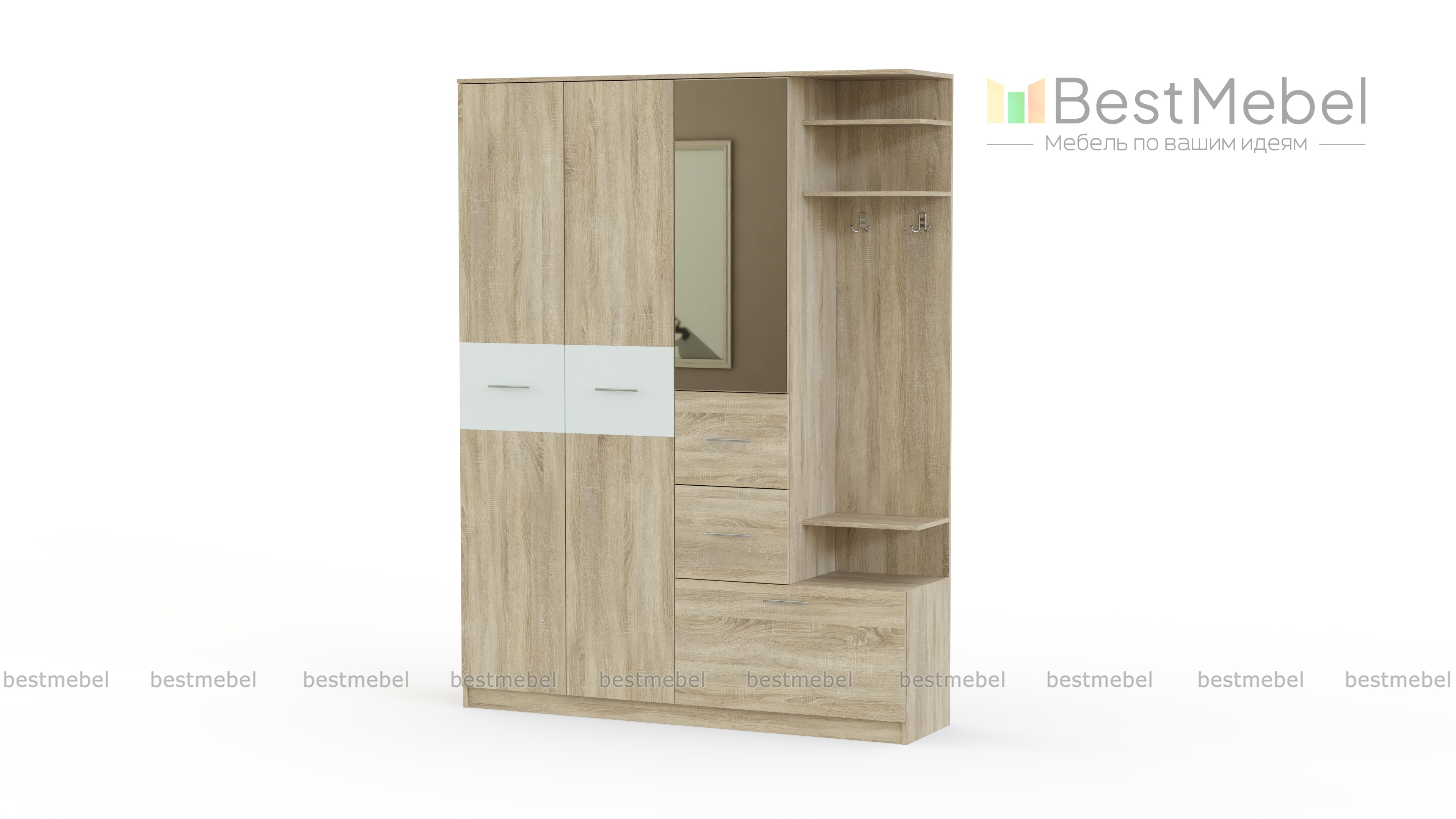 Прихожая Идеал 32 BMS