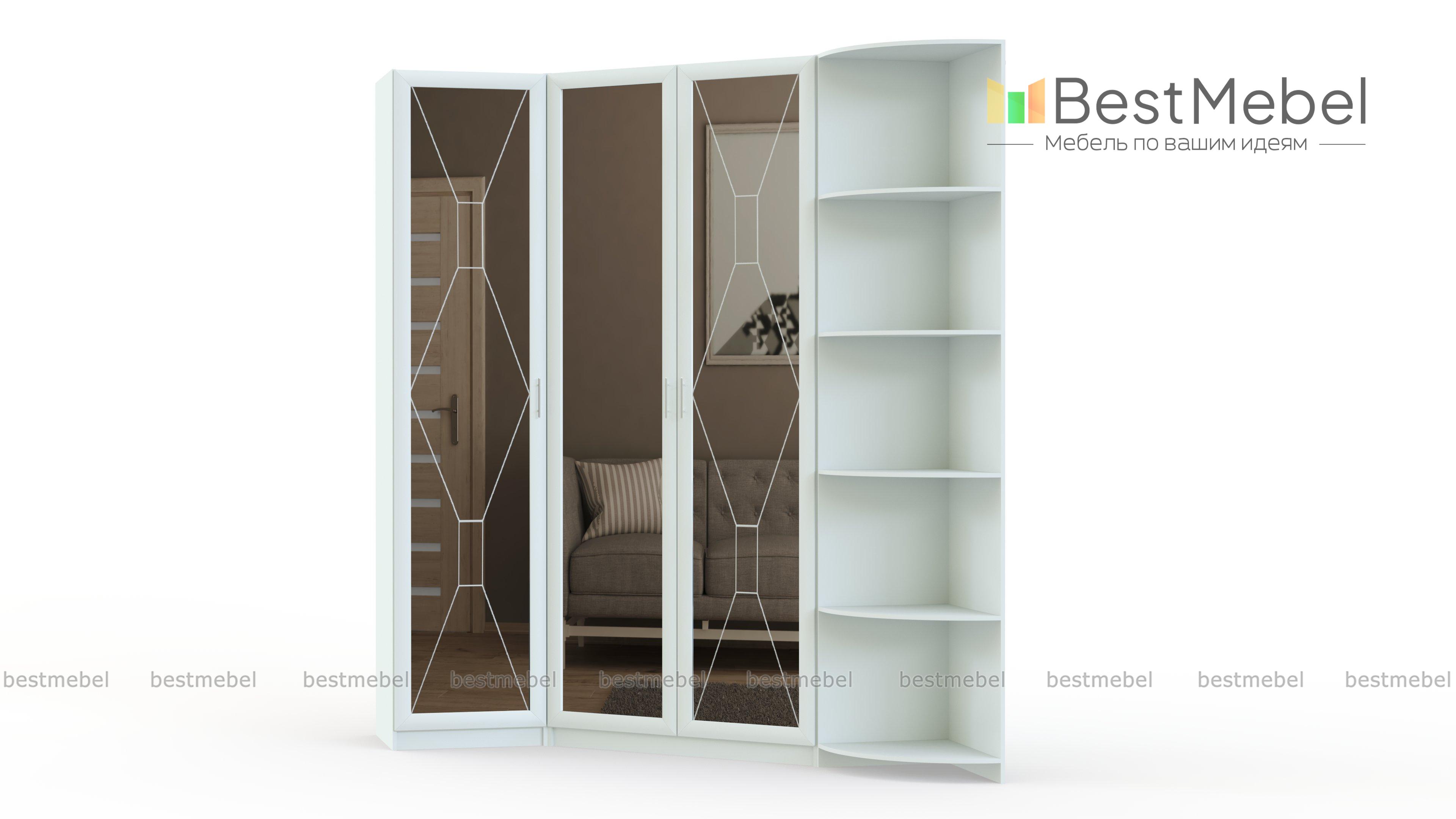 Шкаф угловой Наполеон 14.1 BMS - Фото