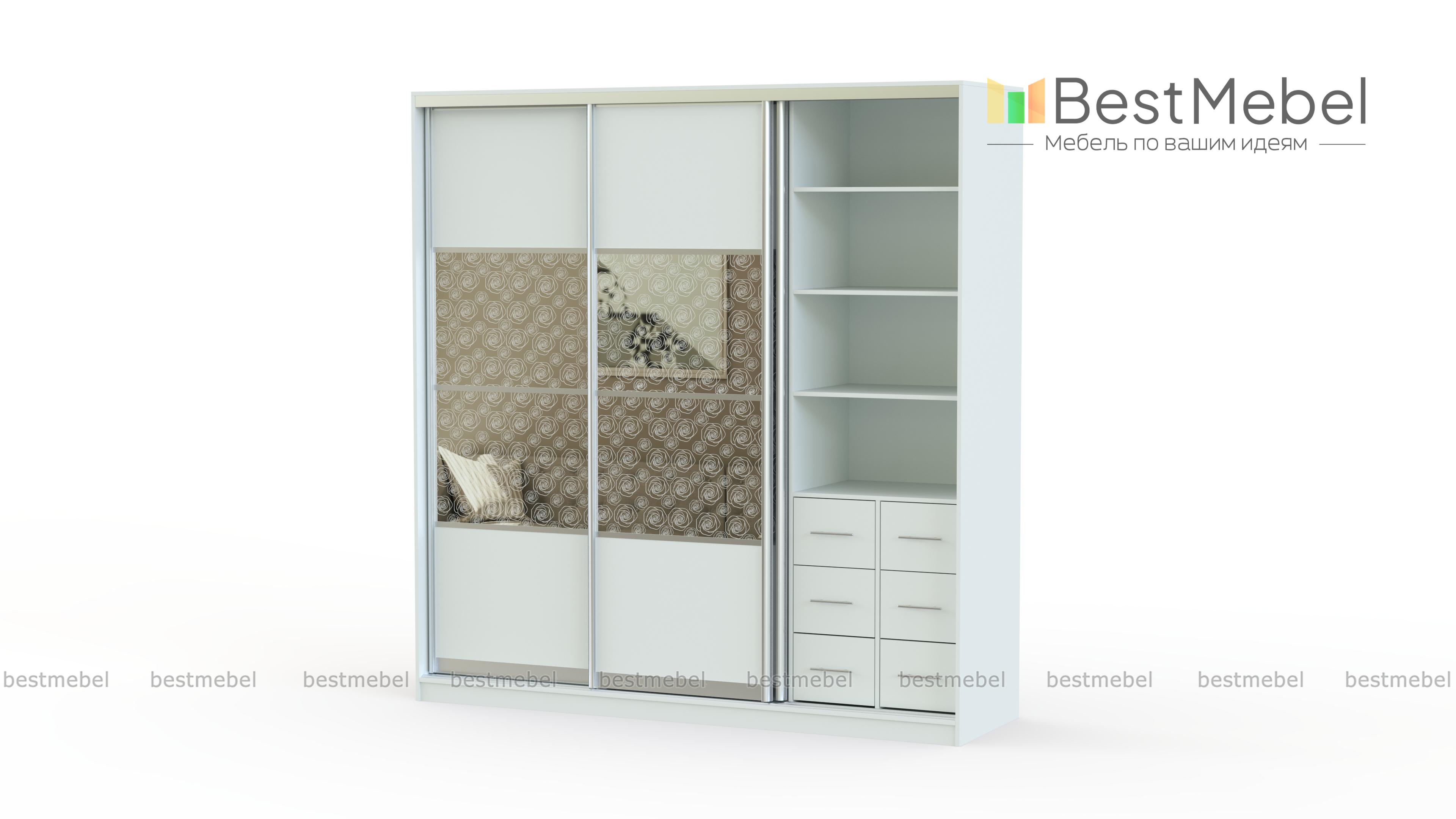 Шкаф-купе Роза-3 BMS - Фото