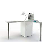 Угловой маникюрный стол Алонцо BMS - Фото 3