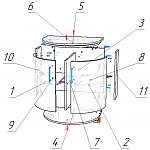 Схема сборки Комод радиусный Флер 15 BMS