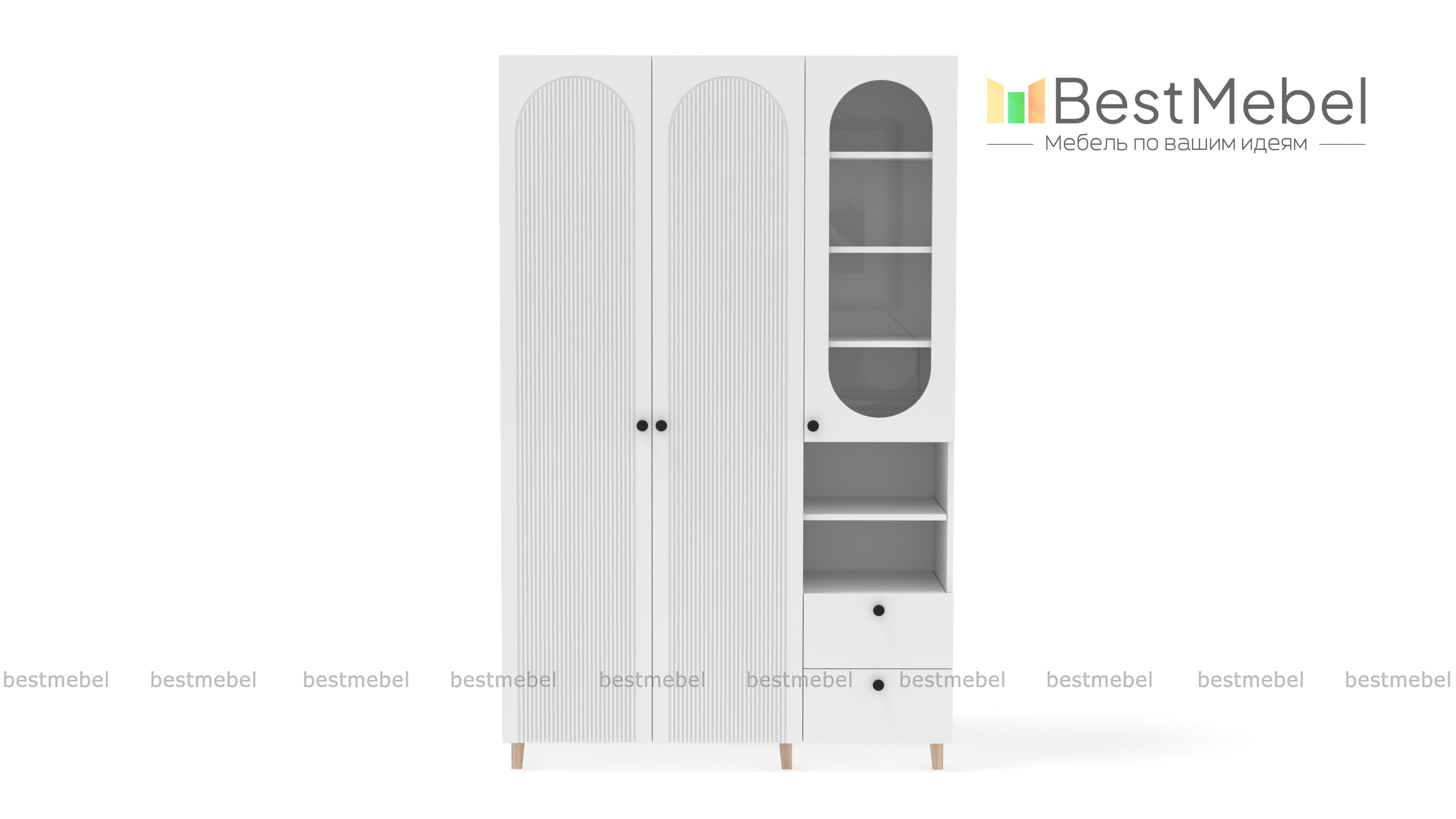 Шкаф распашной Рене 12 BMS - Фото