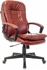 Кресло руководителя T-9950LT коричневого цвета