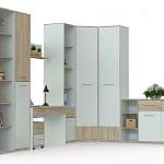 Угловая стенка со столом Нью-2 BMS - Фото 2