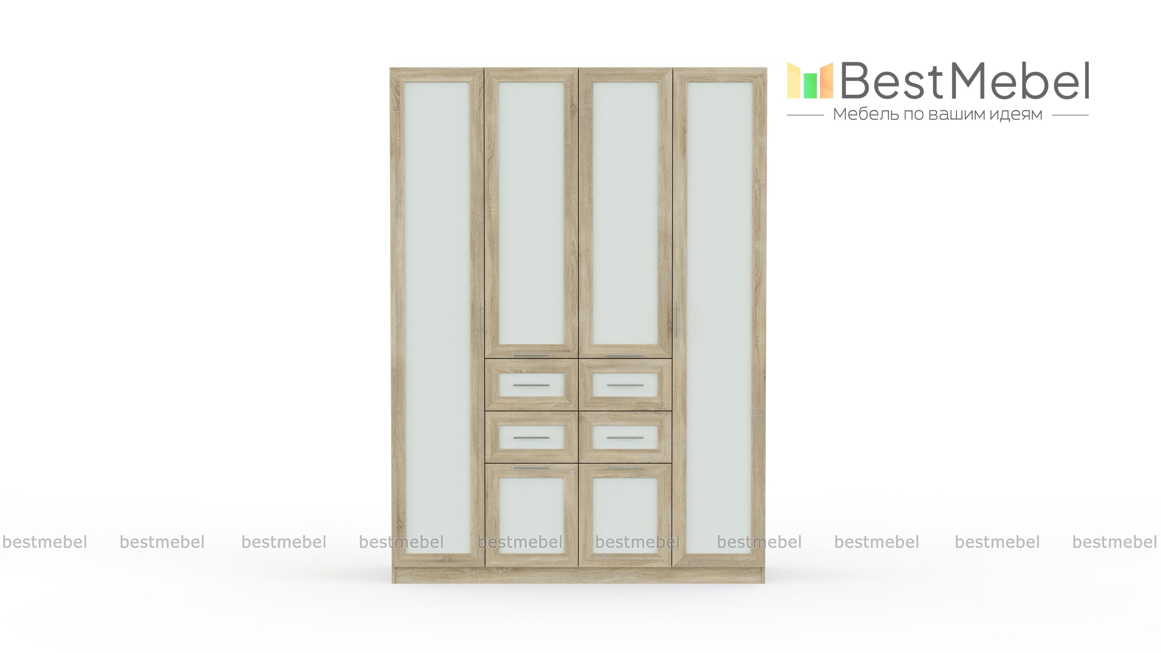 Распашной шкаф Крона 28 BMS - Фото