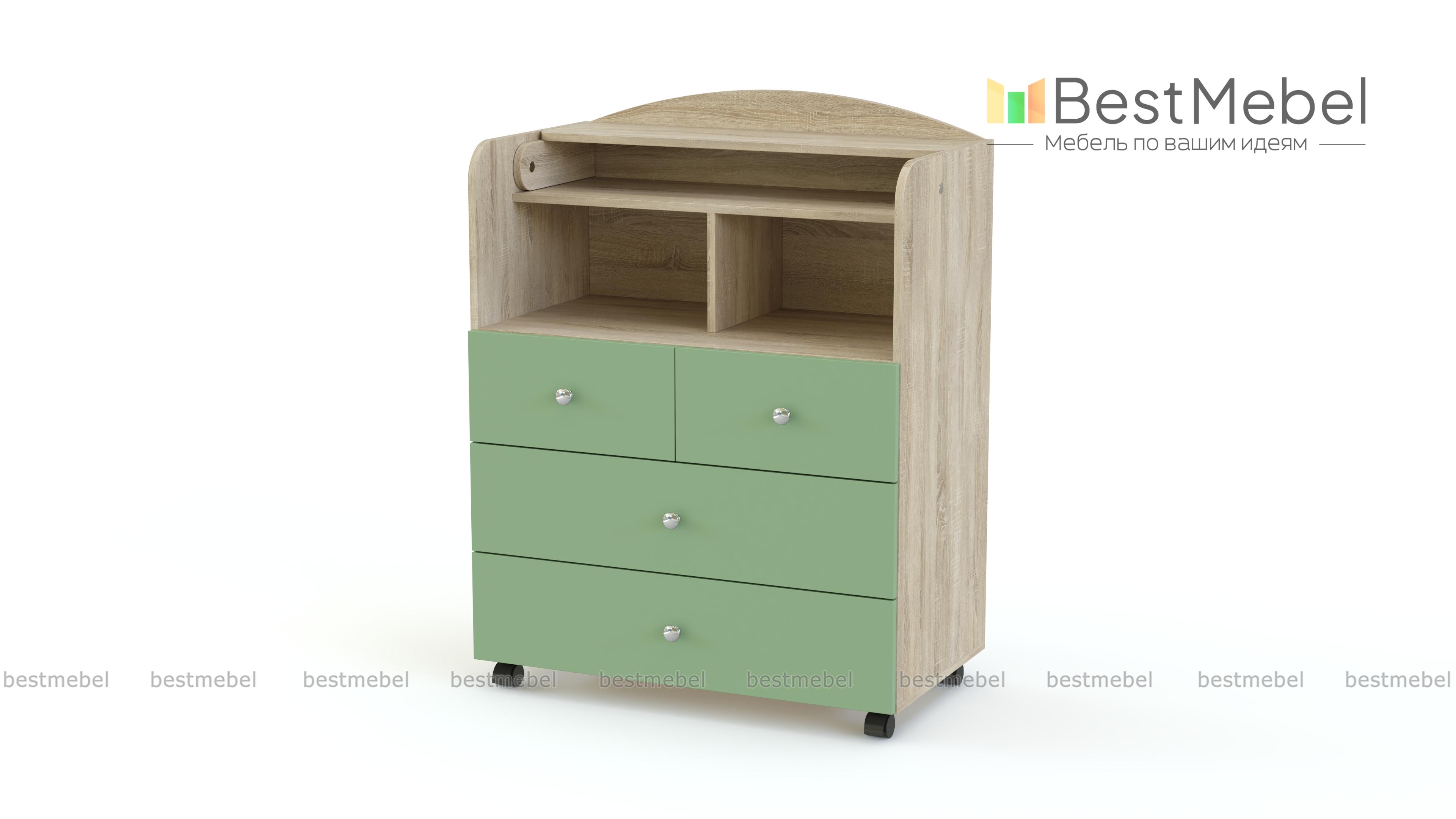 Пеленальный комод Анкор 2 BMS - Фото