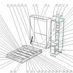 Схема сборки Шкаф-кровать трансформер Рон BMS