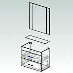 Чертеж Мебель для ванной Мона 6 BMS