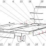 Схема сборки Двуспальная кровать Виктория-2 BMS