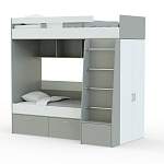 Двухъярусная кровать Белла 6 со шкафом BMS - Фото 6