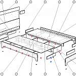 Схема сборки Кровать Верона МН-024-01 BMS