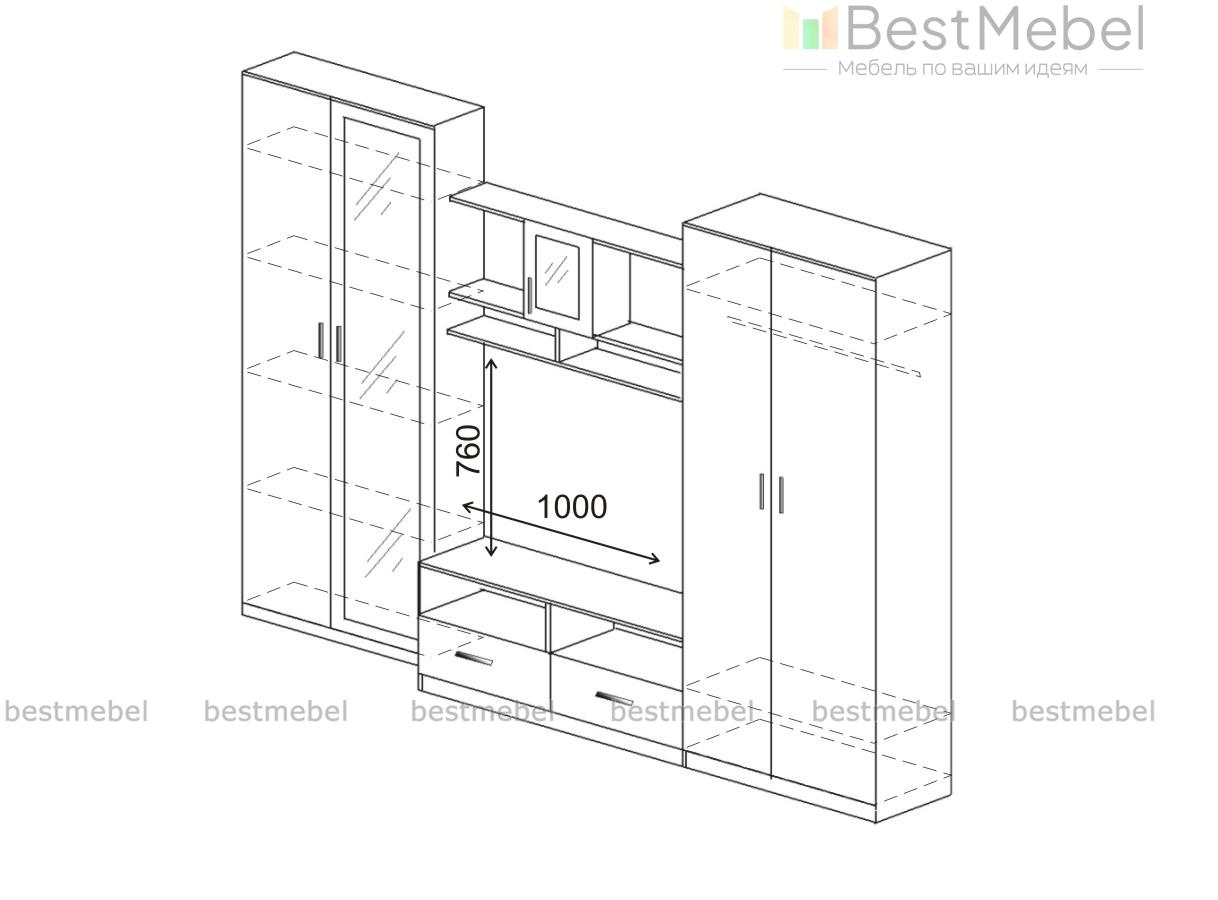 Гостиная Фиеста 8 BMS - Фото