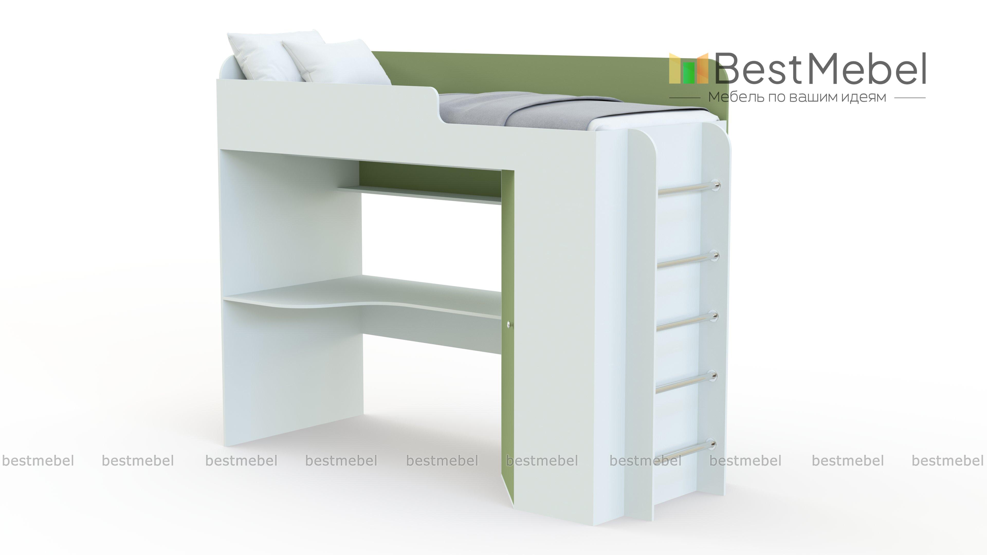 Кровать-чердак Тетрис-1 BMS - Фото