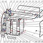 Схема сборки Кровать-чердак с диваном Мармелад 11 BMS