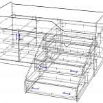 Чертеж Кровать-чердак Кузя BMS