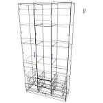 Шкаф Весна ШКВ 1200 BMS(Белье - Белье - Белье (4 ящика) (3))