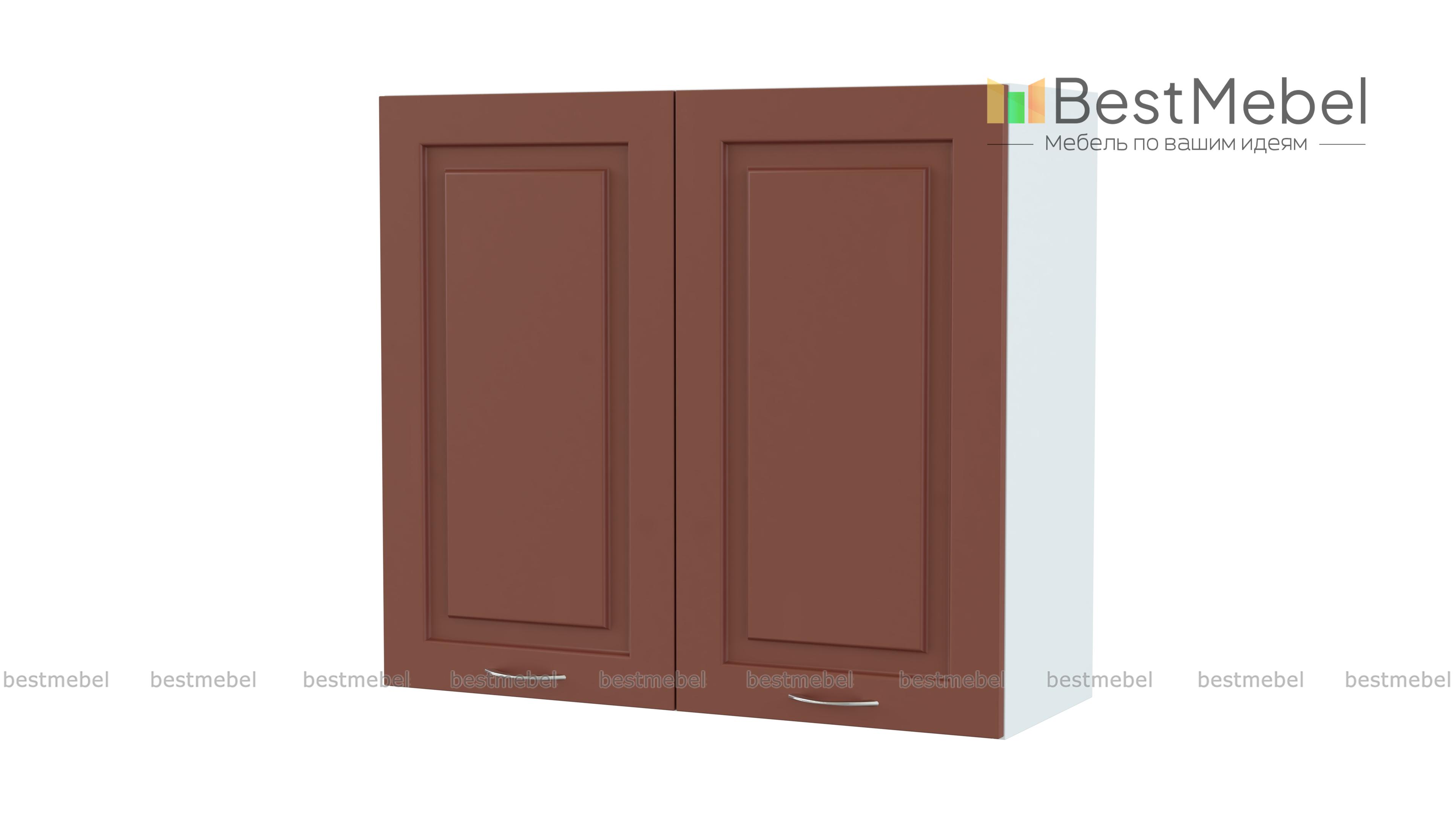 Шкаф верхний высокий Гарда 2 двери BMS - Фото