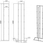 Чертеж Стеллаж Гарди 1 BMS