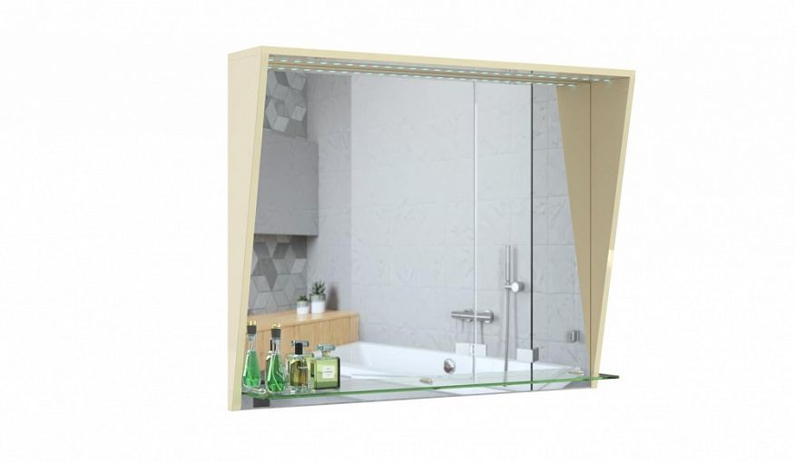 Зеркало в ванную комнату Пайтон 1  BMS - Фото