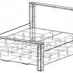 Чертеж Кровать Линда - 7 BMS
