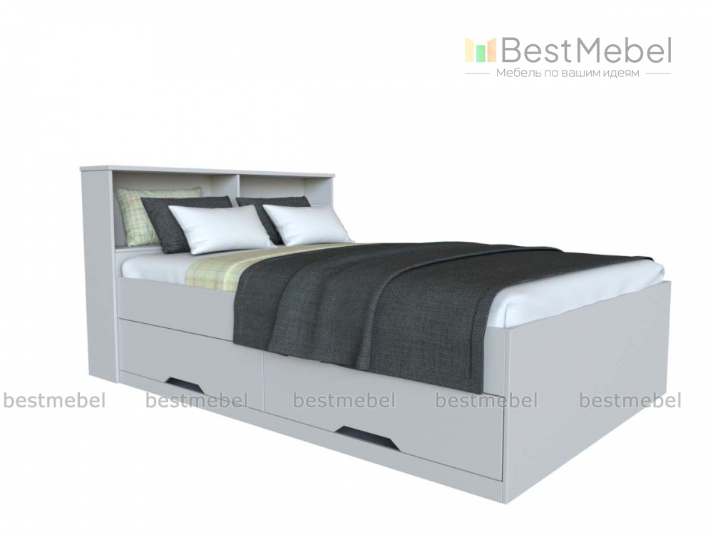 Кровать с полками Мия 12 BMS
