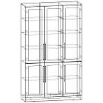 Схема сборки Шкаф книжный Рим 2 BMS