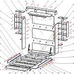 Схема сборки Шкаф-кровать трансформер Шелли 22 BMS