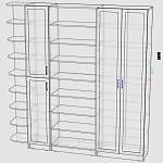 Чертеж Шкаф для книг Ксено 6 BMS