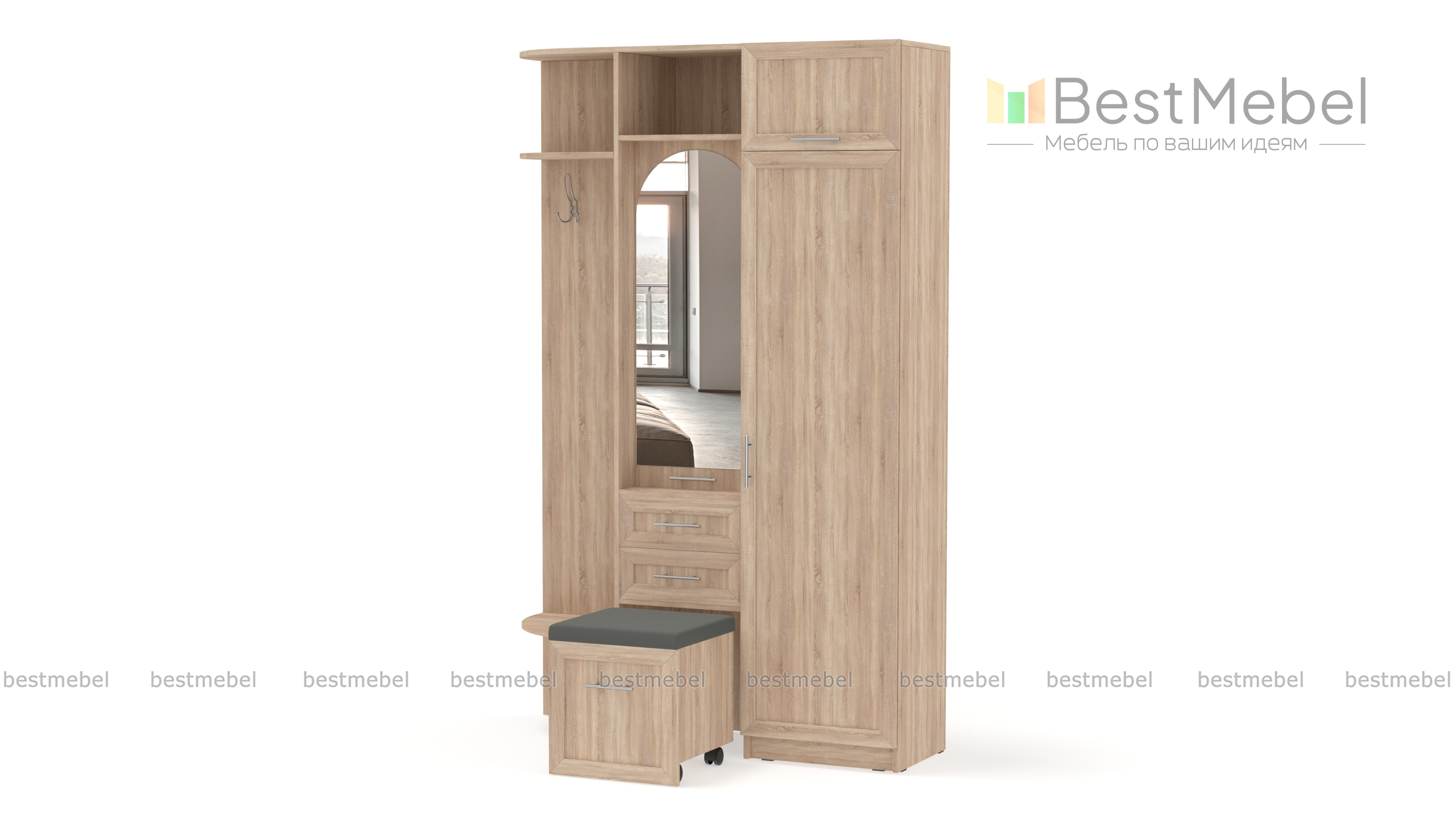 Прихожая Вика 1Б BMS