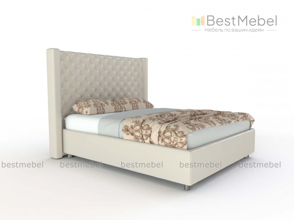 Кровать с высоким изголовьем Маргарита-2 BMS