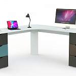 Угловой письменный стол для двоих Дублин 97 BMS - Фото 8