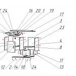 Схема сборки Тумба мобильная Бонн 9 BMS