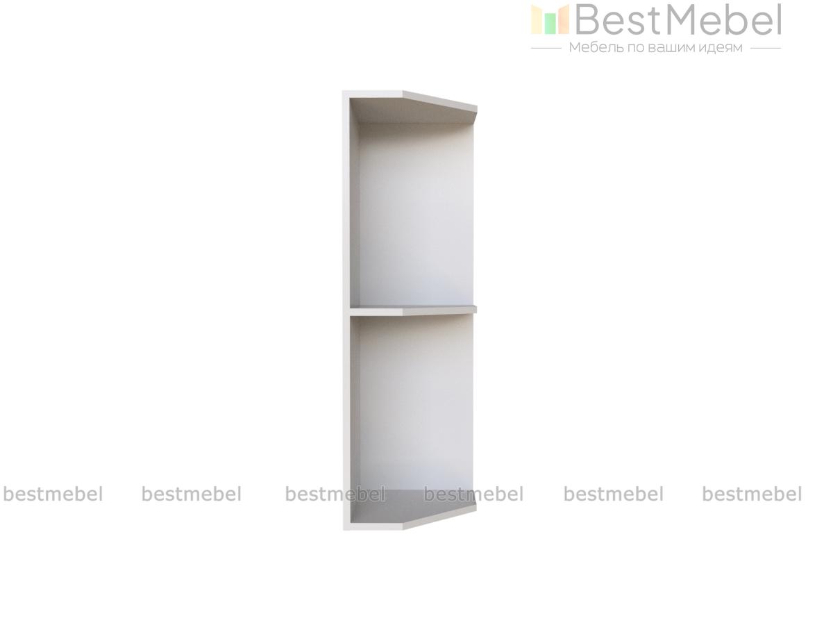 Шкаф верхний высокий Капри приставной угловой BMS - Фото
