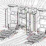 Схема сборки Шкаф-кровать трансформер Джаконда BMS