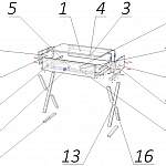 Схема сборки Консольный стол Есения 5 BMS