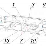Схема сборки Стол консольный Юлия 10 BMS