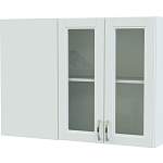 Шкаф верхний Лондон угловой со стеклом BMS - Фото 4