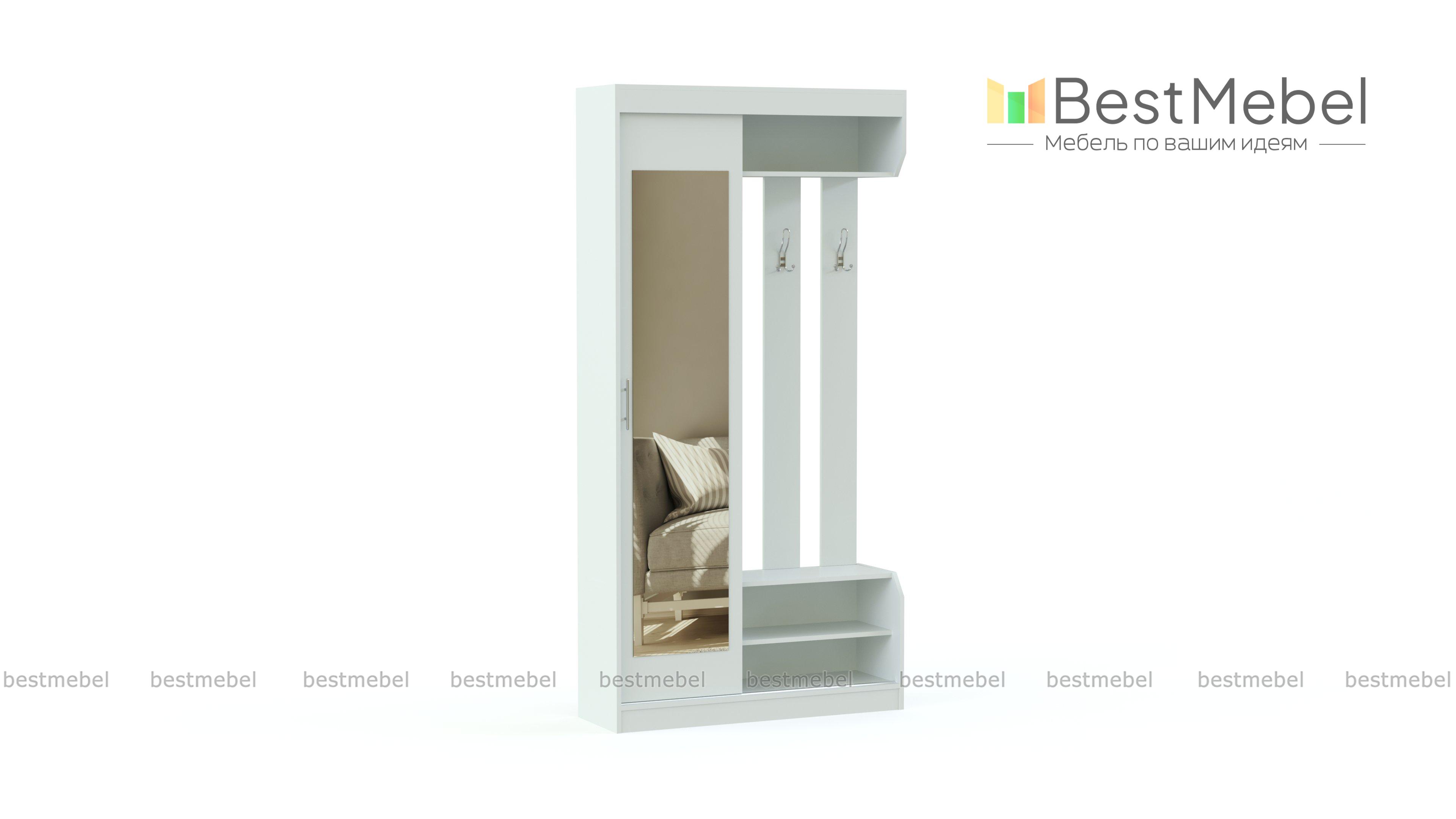 Прихожая-купе СРД-1 с зеркалом BMS - Фото