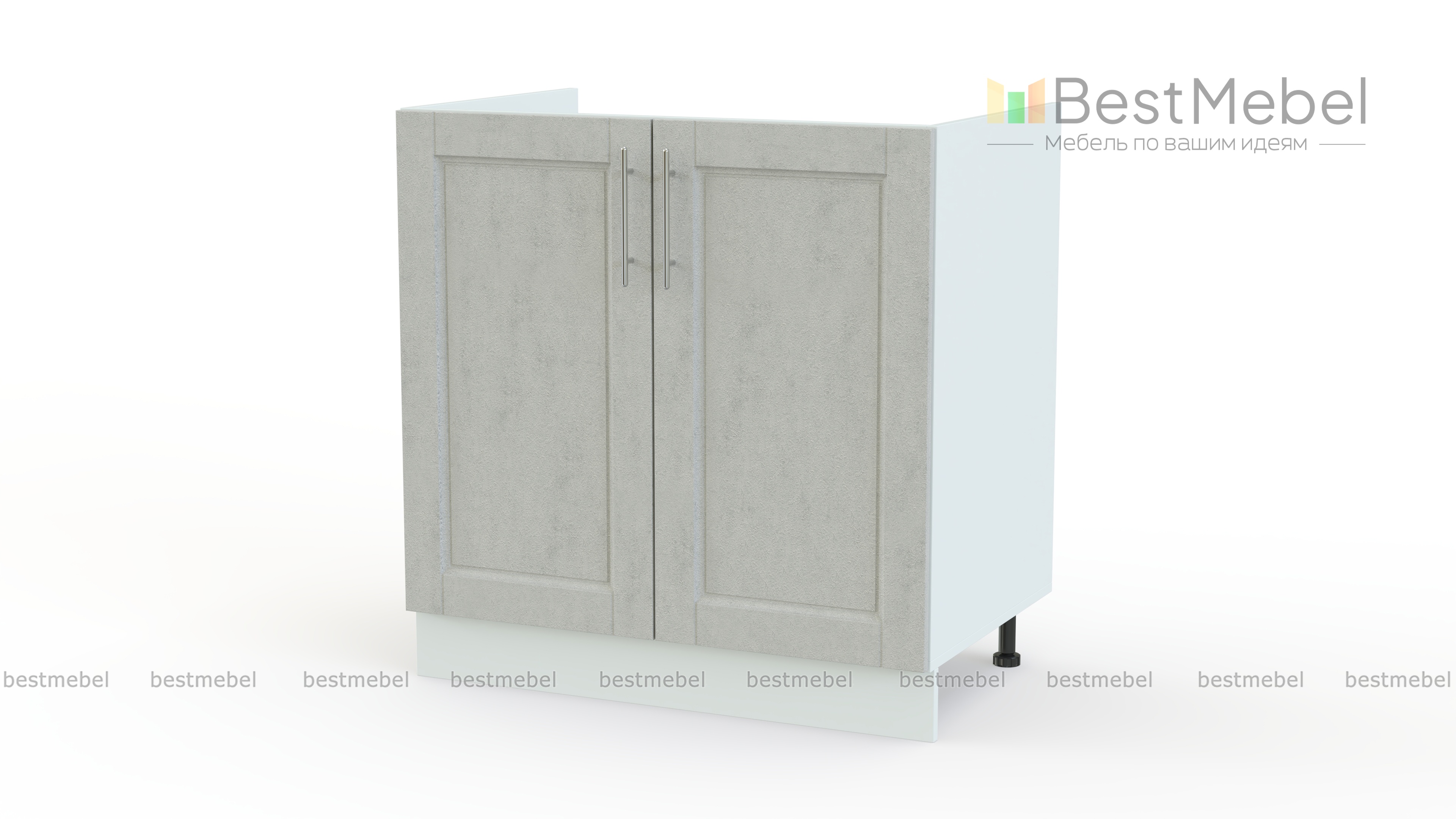 Шкаф нижний под мойку с 2-мя дверцами Сканди BMS