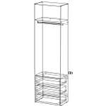 Стеллаж для одежды Мирта 33 BMS