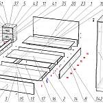 Схема сборки Спальня Рондо BMS