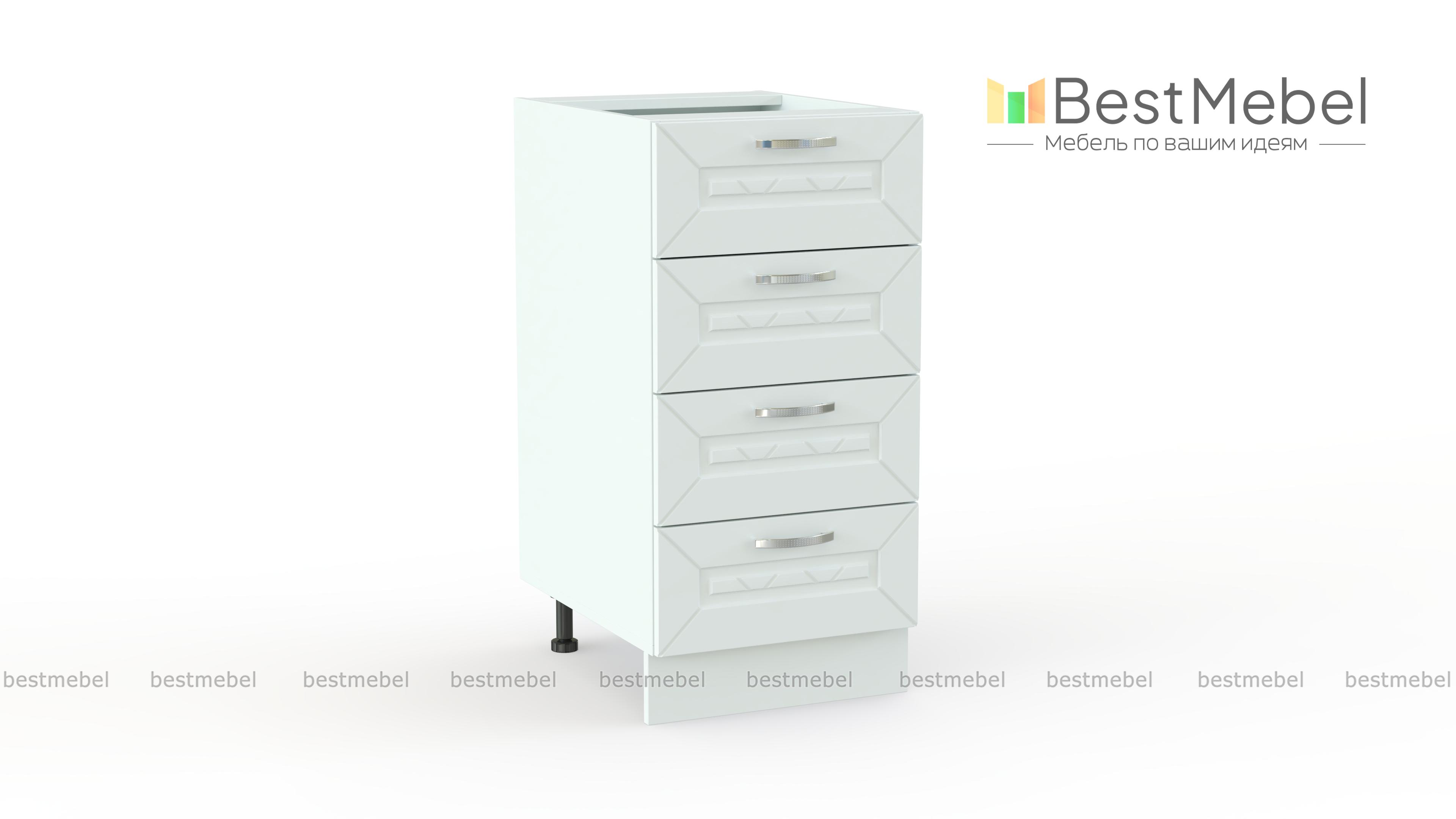 Шкаф нижний 4 ящика Агава BMS - Фото